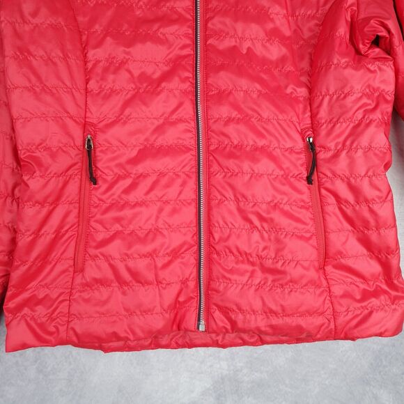The North Face Jacket Womens Medium Red Blaze Lightweight Quilted Packable - Picture 6 of 16